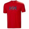 T-shirts HELLY HANSEN SKOG RECYCLED GRAPHIC T-SHIRT ALERT RED 22 Rouge -Vêtements casual Homme Soldes Boutique 9 106065 skog recycled graphic t shirt alert red 63082 222 01