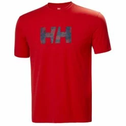 T-shirts HELLY HANSEN SKOG RECYCLED GRAPHIC T-SHIRT ALERT RED 22 Rouge