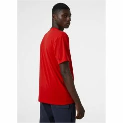T-shirts HELLY HANSEN SKOG RECYCLED GRAPHIC T-SHIRT ALERT RED 22 Rouge -Vêtements casual Homme Soldes Boutique 9 106065 skog recycled graphic t shirt alert red 63082 222 04