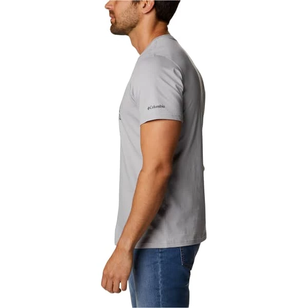 T-shirts COLUMBIA PATH LAK GRAPHIC TEE II M COLUMBIA GREY 22 Gris / Bleu / Vert 5 T-shirts COLUMBIA PATH LAK GRAPHIC TEE II M COLUMBIA GREY 22 Gris / Bleu / Vert – Image 3
