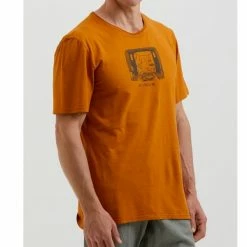 T-shirts E9 VAN SS LAND 22 Marron -Vêtements casual Homme Soldes Boutique 9 106402 van land s22 ute006 lan 03
