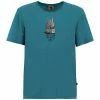 T-shirts E9 GOLDEN TS GREEN LAKE 22 Bleu -Vêtements casual Homme Soldes Boutique 9 106408 golden green lake s22 ute014 grla 01