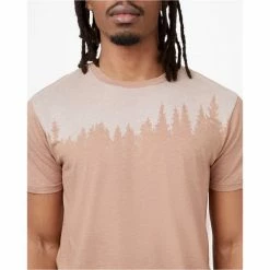 T-shirts TENTREE M JUNIPER SS TEE MUSHROOM HEATHER 22 Marron -Vêtements casual Homme Soldes Boutique 9 106727 m juniper ss tee mushroom heather tcm1761 2168 04