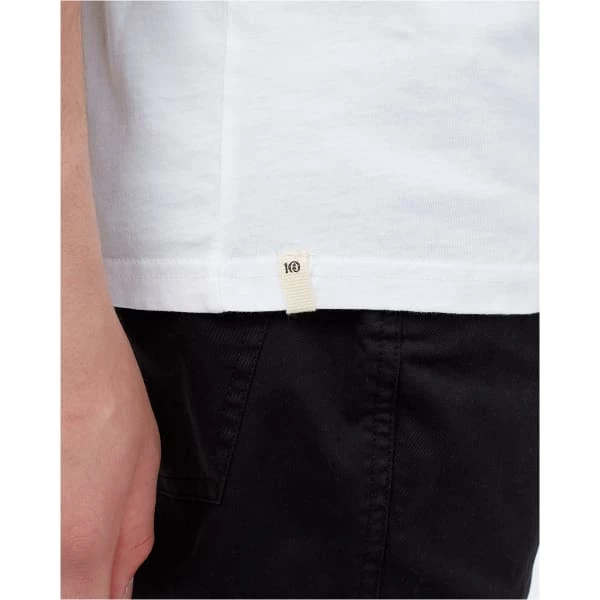 T-shirts TENTREE M ELM COTTON CLASSIC T-SHIRT WHITE 22 Blanc 8 T-shirts TENTREE M ELM COTTON CLASSIC T-SHIRT WHITE 22 Blanc – Image 6