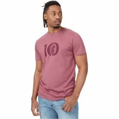 T-shirts TENTREE M WOODGRAIN TEN T-SHIRT CRUSHED BERRY HEATHER 22 Violet