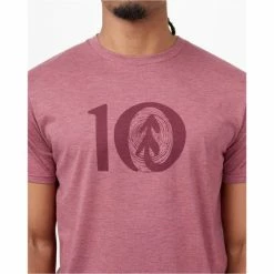 T-shirts TENTREE M WOODGRAIN TEN T-SHIRT CRUSHED BERRY HEATHER 22 Violet -Vêtements casual Homme Soldes Boutique 9 106734 m woodgrain ten t shirt crushed berry heather tcm3403 2191 03