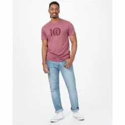 T-shirts TENTREE M WOODGRAIN TEN T-SHIRT CRUSHED BERRY HEATHER 22 Violet -Vêtements casual Homme Soldes Boutique 9 106734 m woodgrain ten t shirt crushed berry heather tcm3403 2191 04