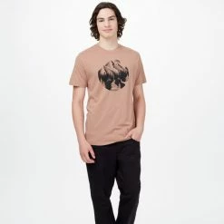 T-shirts TENTREE NO TRACE T-SHIRT MUSHROOM 22 Marron -Vêtements casual Homme Soldes Boutique 9 106735 no trace t shirt mushroom tcm4430 2163 03
