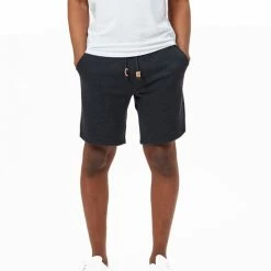 Shorts TENTREE M FRENCH TERRY SWEATSHORT METEORITE BLACK HEATHER 22 Noir