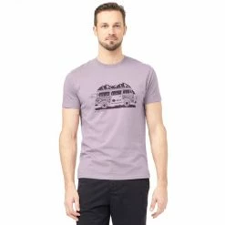 T-shirts TENTREE M ROAD TRIP T-SHIRT PURPLE ASH 22 Violet