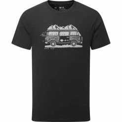 T-shirts TENTREE M ROAD TRIP T-SHIRT METEORITE BLACK 22 Noir