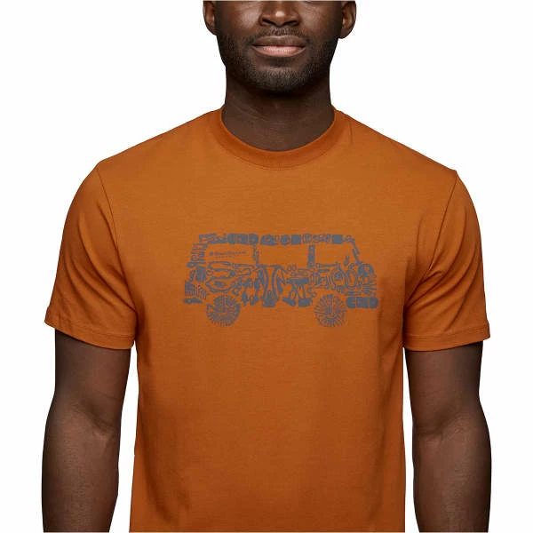 T-shirts BLACK DIAMOND M VANTASTIC TEE DESERT CLAY 22 Marron 6 T-shirts BLACK DIAMOND M VANTASTIC TEE DESERT CLAY 22 Marron – Image 4