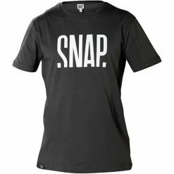 T-shirts SNAP LOGO T-SHIRT LIGHT BLACK 22 Noir