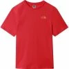 T-shirts THE NORTH FACE M S/S NORTH FACE TEE HORIZON RED 22 Rouge -Vêtements casual Homme Soldes Boutique 9 108106 nf00ceq8v33 01