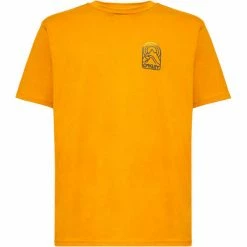 T-shirts OAKLEY MOUNTAIN SUN B1B TEE AMBER YELLOW 22 Jaune / Bleu