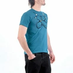 T-shirts NOGRAD NOT NOVICE - BLUE LAGON 22 Bleu / Blanc / Noir -Vêtements casual Homme Soldes Boutique 9 108525 not novice bleu lagon ngd 071 bl 03