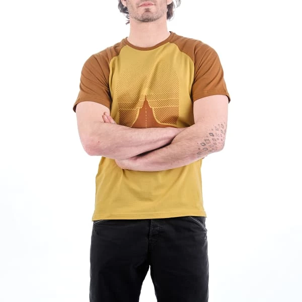 T-shirts NOGRAD ROAD TO ZION - SAND / BRONZE 22 Jaune / Marron 6 T-shirts NOGRAD ROAD TO ZION - SAND / BRONZE 22 Jaune / Marron – Image 4