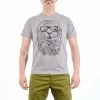 T-shirts NOGRAD SPITTER - LIGHT GREY 22 Gris / Noir -Vêtements casual Homme Soldes Boutique 9 108533 spitter light grey ngd 082 lg 01