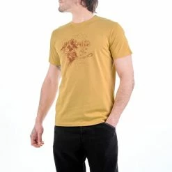 T-shirts NOGRAD COMMITED TO FREEDOM SAND 22 Jaune / Marron