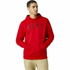 Sweatshirts FOX PINNACLE PULLOVER FLEECE FLAME RED 23 Rouge