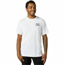 T-shirts FOX CALIBRATED SS TECH TEE OPTIC WHITE 22 Blanc