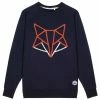 Sweatshirts FRENCH DISORDER CLYDE RENARD NAVY 23 Bleu -Vêtements casual Homme Soldes Boutique 9 110207 clyde renard navy hsw3 renar nav 01