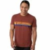 T-shirts COTOPAXI ON THE HORIZON T-SHIRT RUST 23 Marron -Vêtements casual Homme Soldes Boutique 9 110278 on the horizon t shirt rust ts onh rust 01