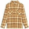 Chemises PICTURE RELOWA SHIRT PLAID WOOD ASH 23 Beige / Marron / Orange -Vêtements casual Homme Soldes Boutique 9 110557 relowa shirt plaid wood ash mts949 b 01