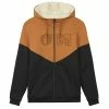 Sweatshirts PICTURE BASEMENT PLUSH ZIP HOODIE BLACK 23 Marron / Noir 2 Sweatshirts PICTURE BASEMENT PLUSH ZIP HOODIE BLACK 23 Marron / Noir -Vêtements casual Homme Soldes Boutique 9 110606 basement plush zip hoodie black msw360 c 01