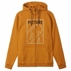 Sweatshirts PICTURE KENOMA ZIP HOODIE NUTZ 23 Orange