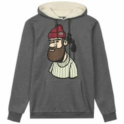 Sweatshirts PICTURE MOPSA PLUSH HOODIE DARK GREY MELANGE 23 Gris
