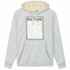 Sweatshirts PICTURE KADMA PLUSH HOODIE GREY MELANGE 23 Gris