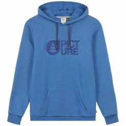 Sweatshirts PICTURE BASEMENT FLOCK HOODIE COBALT 23 Bleu