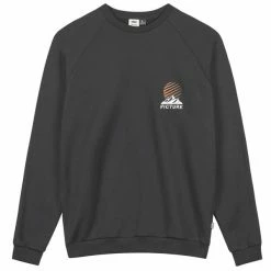 Sweatshirts PICTURE NOUTIMA BP CREW BLACK 23 Noir