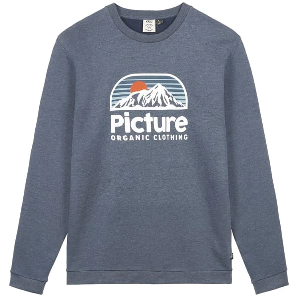 Sweatshirts PICTURE AUTHENTIC CREW DARK BLUE MELANGE 23 Bleu 3 Sweatshirts PICTURE AUTHENTIC CREW DARK BLUE MELANGE 23 Bleu