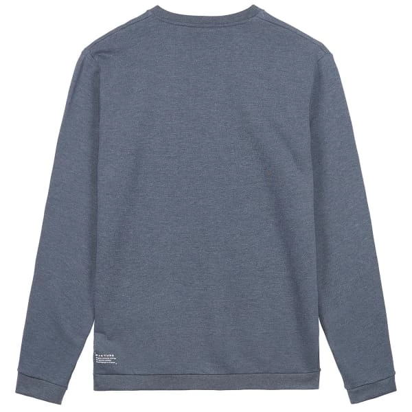 Sweatshirts PICTURE AUTHENTIC CREW DARK BLUE MELANGE 23 Bleu 4 Sweatshirts PICTURE AUTHENTIC CREW DARK BLUE MELANGE 23 Bleu – Image 2