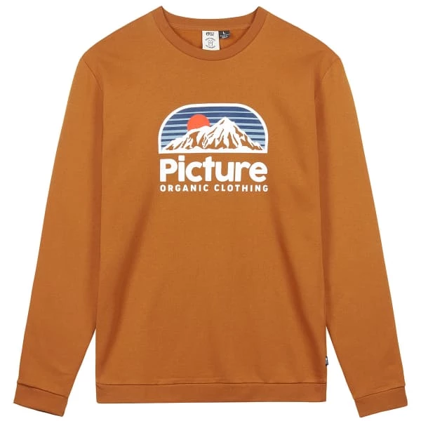 Sweatshirts PICTURE AUTHENTIC CREW NUTZ 23 Marron 3 Sweatshirts PICTURE AUTHENTIC CREW NUTZ 23 Marron