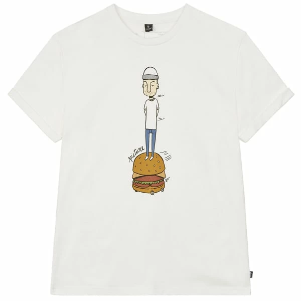 T-shirts PICTURE BURGY TEE WHITE 23 Blanc 3 T-shirts PICTURE BURGY TEE WHITE 23 Blanc