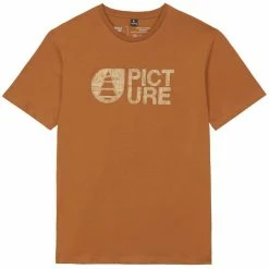 T-shirts PICTURE BASEMENT CORK TEE NUTZ 23 Marron