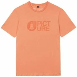 T-shirts PICTURE BASEMENT FLOCK TEE CADMIUM ORANGE 23 Orange
