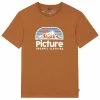 T-shirts PICTURE AUTHENTIC TEE NUTZ 23 Marron -Vêtements casual Homme Soldes Boutique 9 110777 authentic tee nutz mts978 c 01