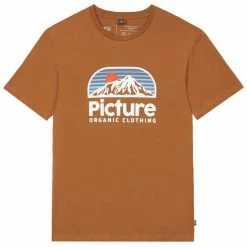 T-shirts PICTURE AUTHENTIC TEE NUTZ 23 Marron