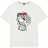 T-shirts PICTURE GEORGES TEE WHITE 23 Blanc -Vêtements casual Homme Soldes Boutique 9 110781 georges tee white mts979 a 01
