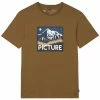 T-shirts PICTURE DALROY TEE BROWN 23 Marron -Vêtements casual Homme Soldes Boutique 9 110782 dalroy tee brown mts980 b 01