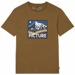 T-shirts PICTURE DALROY TEE BROWN 23 Marron