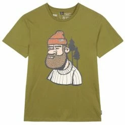 T-shirts PICTURE TROTSO TEE ARMY GREEN 23 Vert