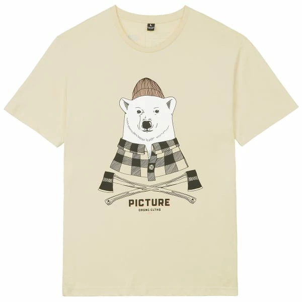 T-shirts PICTURE CLEVIO TEE WOOD ASH 23 Beige 3 T-shirts PICTURE CLEVIO TEE WOOD ASH 23 Beige