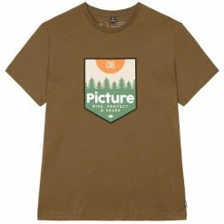 T-shirts PICTURE CAHOON TEE BROWN 23 Marron