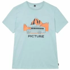 T-shirts PICTURE COASTLIFE TEE BLIZZARE BLUE 23 Bleu