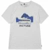 T-shirts PICTURE COASTLIFE TEE GREY MELANGE 23 Gris -Vêtements casual Homme Soldes Boutique 9 110805 coastlife tee grey melange mts985 b 01